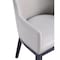 Manhattan Comfort Gansevoort Faux Leather Dining Armchair in Light Grey - Set of 2 2-DC051AR-LG - alternate 4